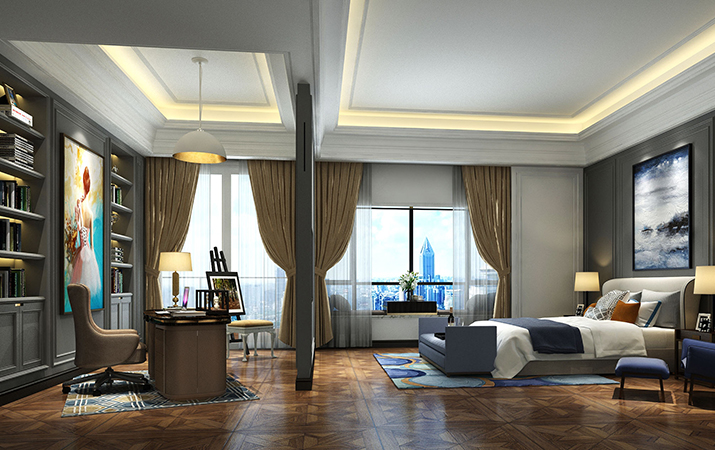 中海银海湾大户型设计施工