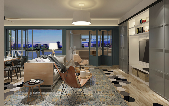 佳境康城大户型设计施工